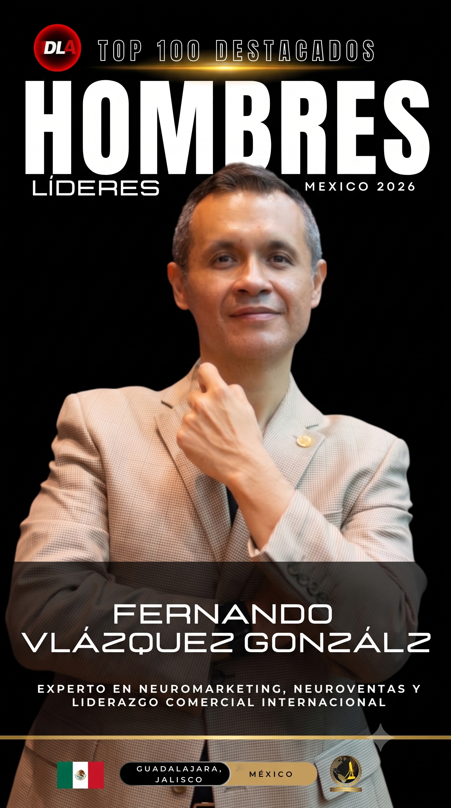 Top 100 Destacados Líderes de México 2026 — Fernando Velázquez